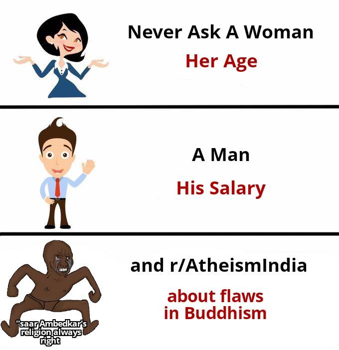 wojak, indian dank memes, 1soyjak, angry, bald, black eyes, brown skin, buddhism, cryboy wojak, front view