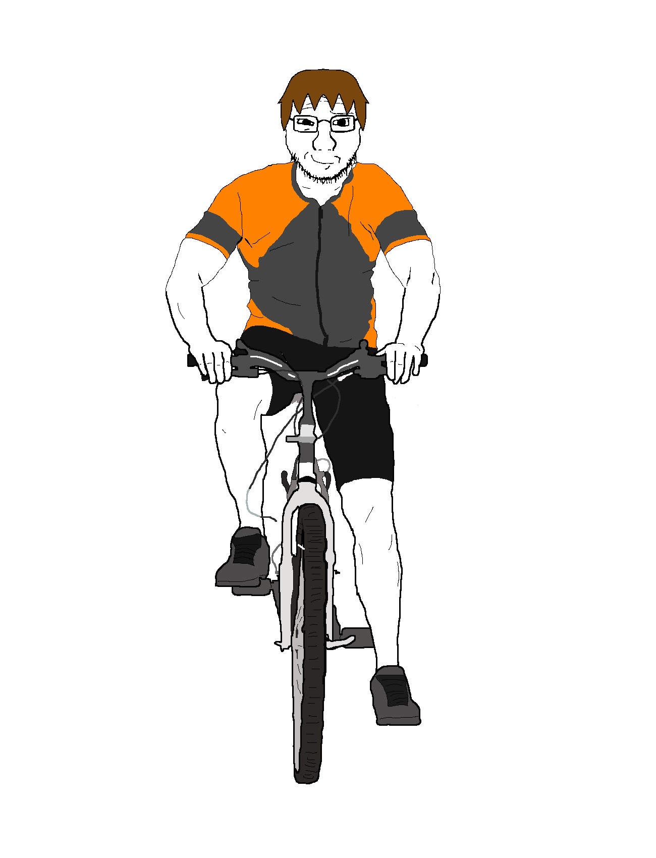 Dan Bykes is indeed a biker.