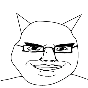 23978 - soybooru.com - chudjak chudjak_front closed_mouth hair looking_at_you smile smug soyjak template.png