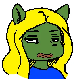 [www.glegle.gallery] white_background 1_entity solo_focus long_hair aliased_lines looking_at_viewer light_background pepe green_skin - 752.png
