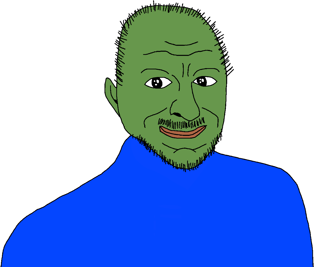 cal howard, pepe, jimbojak, 1soyjak, amphibian, animal, bald, big lips, black eyes, black hair