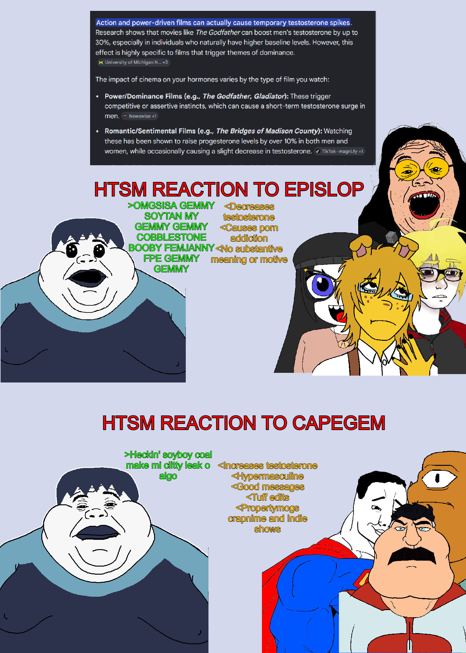 allen the alien, femjanny, nate higgers, omni man, soytan, superman, twinkjak, wojak, alicia, chudjak