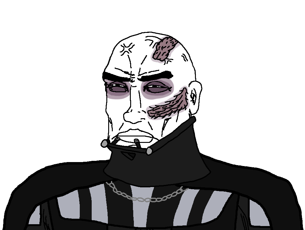 another vaderjak cause i wanted to make a fucked up unmasked version geg