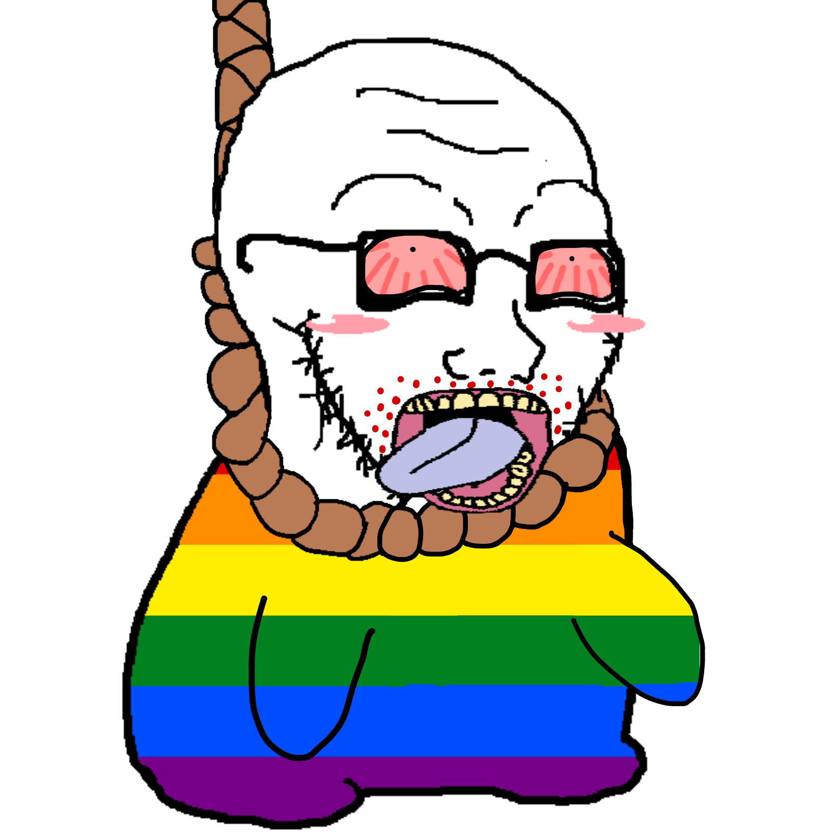 soyak, doctos, soyak (cheeky), cheeky, 1soyjak, ack, aids, arm, bald, bloodshot eyes