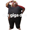hunky, alicia, fat alicia, hunky twink sex machine, hunky twink sex machine, 1soyjak, blonde hair, brown skin, das giga doe, english text