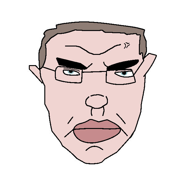 kurwa bobr, sheeeit, chudjak, pol face, pole face, fusionjaks, blue eyes, brown hair, closed mouth, ear