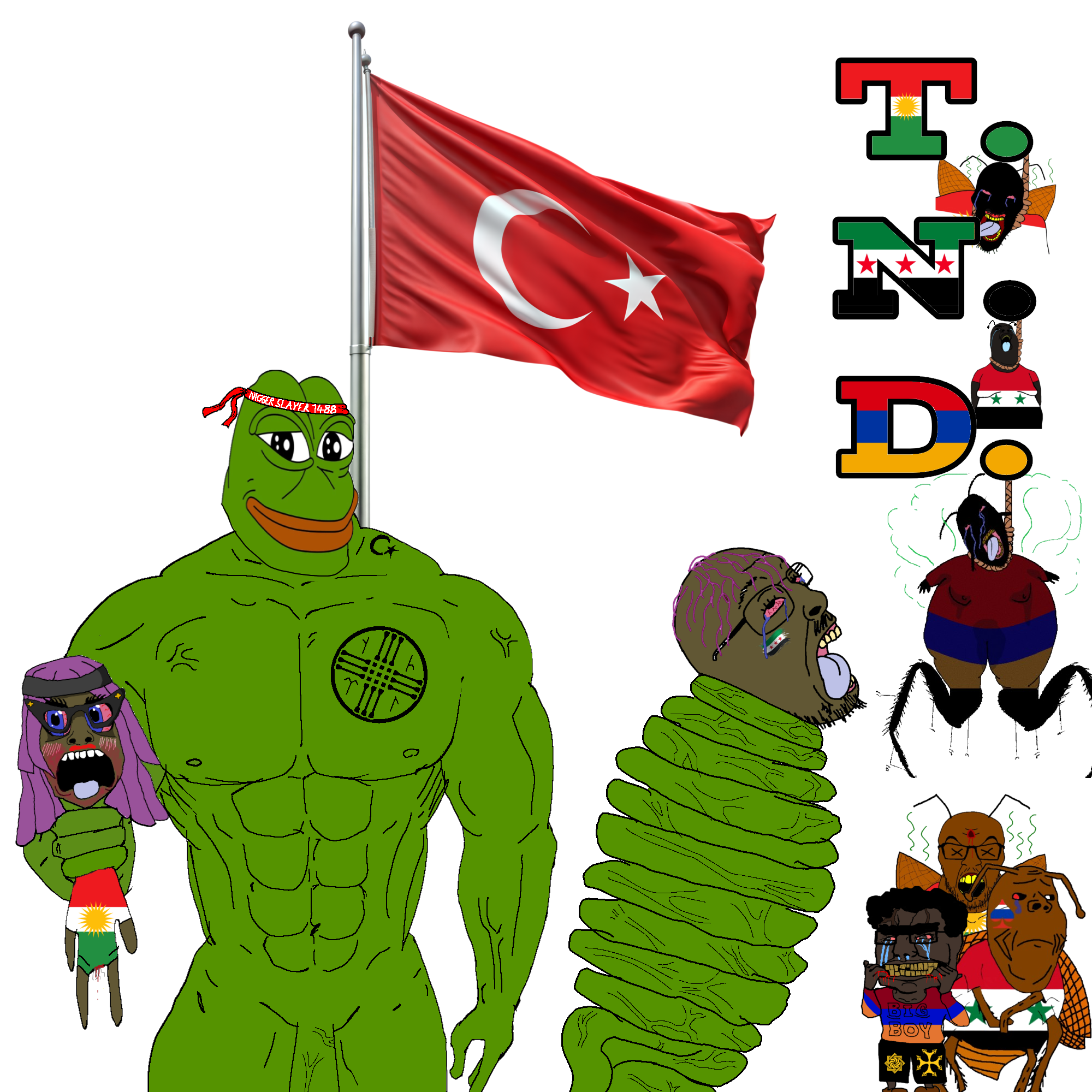 pepe, soytan, bernd, chudjak, feraljak, gapejak, wholesome soyjak, angry, animal, armenigger