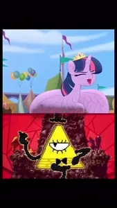 Twilight sparkle VS Bill Cipher ( mlp VS gravityfalls ).mp4