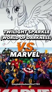 Twilight Sparkle (World Of Darkness) Vs. Marvel mylittlepony wod marvel powerscaling.mp4