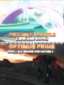 Twilight sparkle versus Optimus prime powerscaling transformers mlp animated cartoon.mp4
