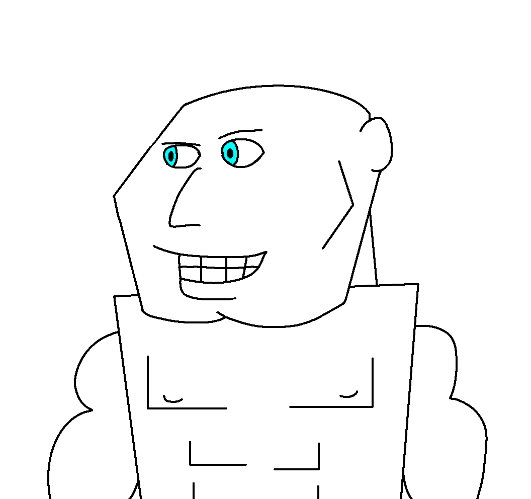 impish soyak ears, aryanboy, muttboy, aryan, aryan soyjaks, 1soyjak, a10 eyes, bald, blue eyes, buff