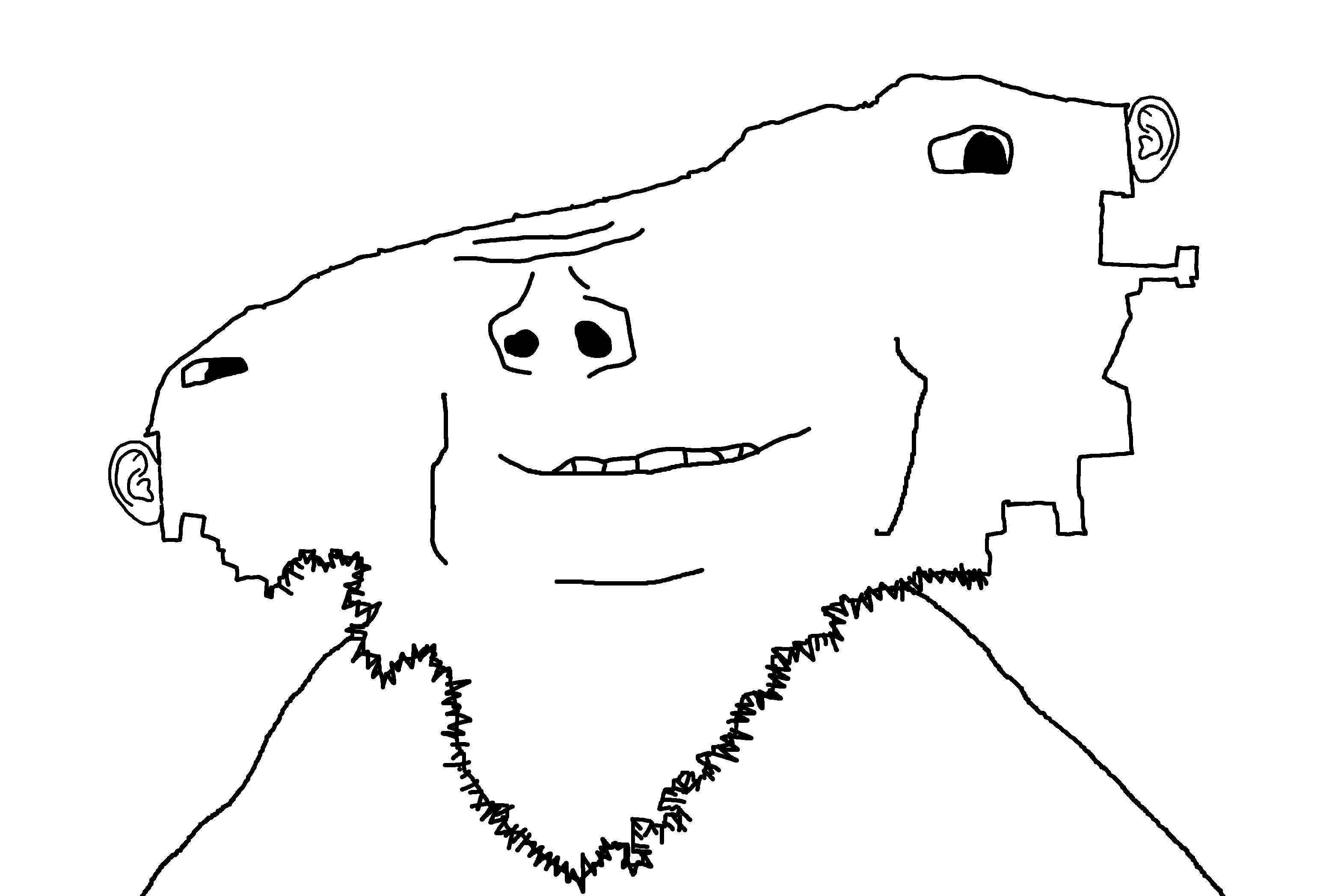 impish soyak ears, oaxacajak, yucatanjak, statesoyboywoahjacks, 1soyjak, bald, closed mouth, front view, looking to the right, no glasses
