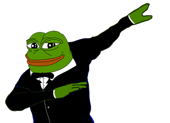 pepe, amphibian, animal, animated, buff, closed mouth, clothes, dab, frog, green skin