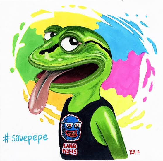pepe, amphibian, animal, bald, big lips, frog, green lips, green skin, half body, landwolf