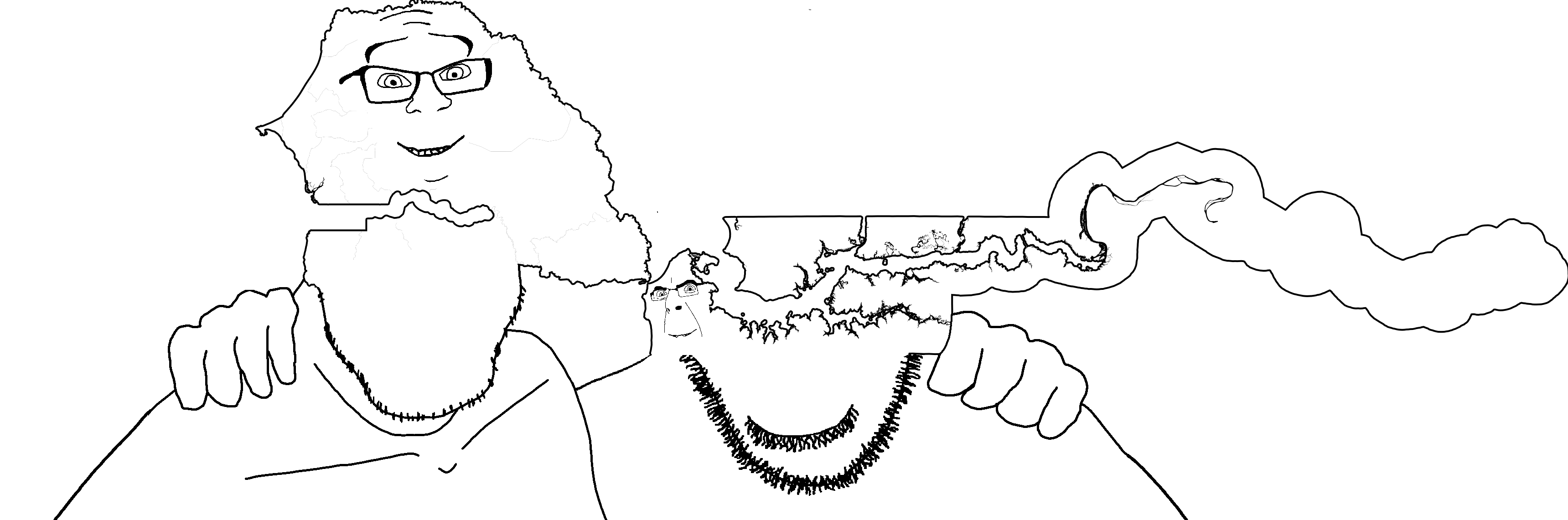 cobson, feraljak, no more brother wars, mapjaks, 2soyjaks, africa, bald, closed mouth, gambia, glasses