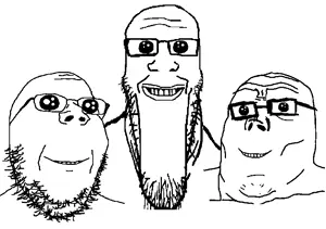 three grinning soyjaks.png