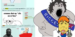 gigachad, gapejak, markiplier soyjak, asiamutt, euromutt, koreamutt, euromutt, /korea/ (shemmy), animal, asian