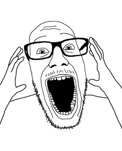 37529 - soybooru.com - arm glasses hands open_mouth original people's_populist_press ppp soyjak stubble.png