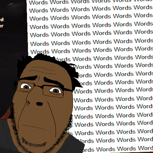 cobson, 1soyjak, black hair, black skin, braids, brown eyes, closed mouth, concerned, front view, gray shirt