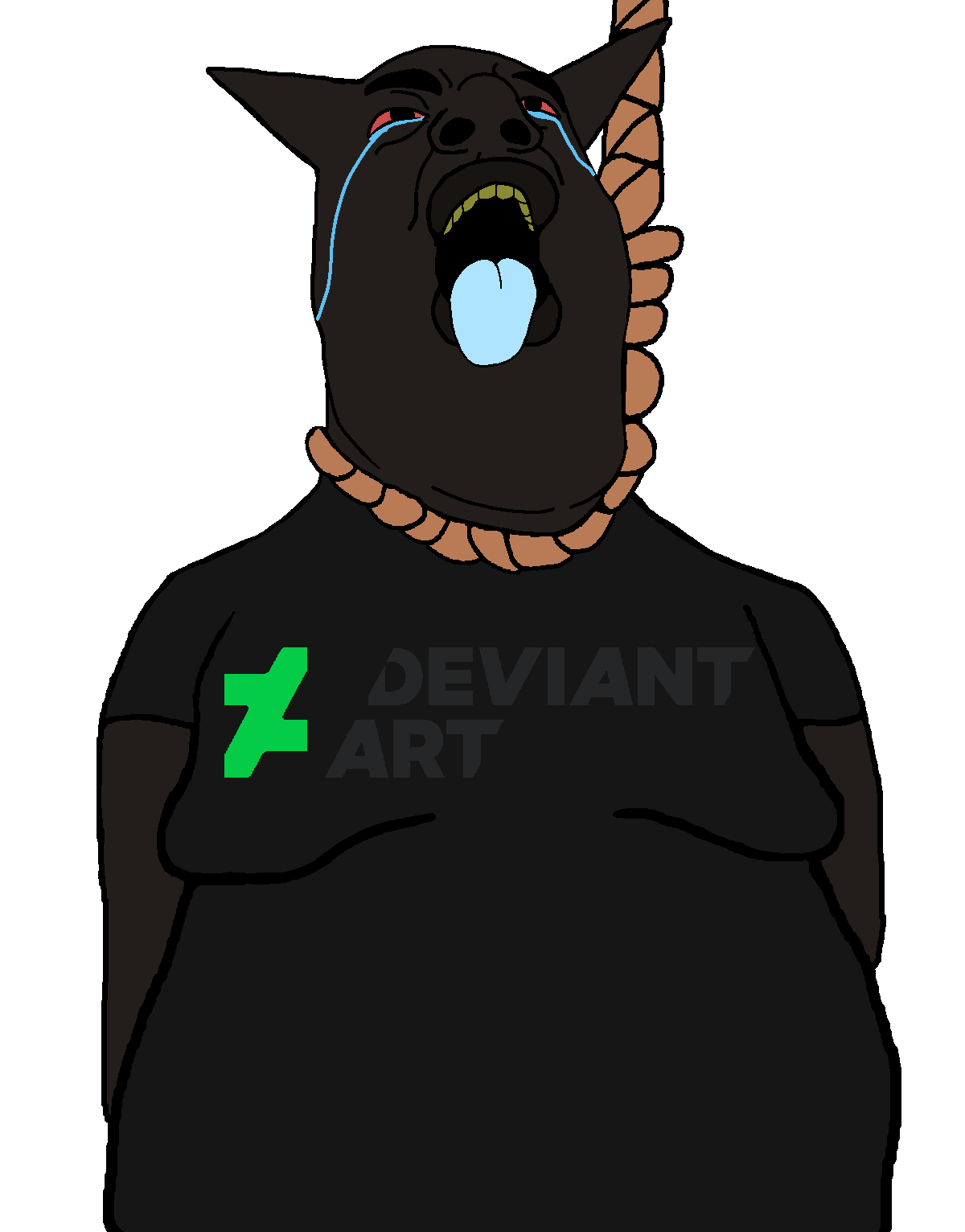 hydejak, ack, black skin, bloodshot eyes, blue tongue, crying, deviantard, deviantart, fat, gemeraldiest comments section💎💎💎enter as you please💎💎💎
