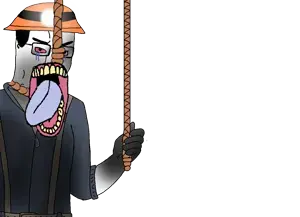256912 - soybooru.com - 'p ack animal approver award bernd black_hair black_skin bloodshot_eyes brown_skin cargo_shorts chicken chudjak clothes coalminer dog dog_ear ear fat female femjanny flashlight full_body gooner goyroya.png