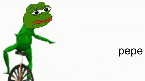 pepe, amphibian, animal, animated, bald, big lips, closed mouth, dat boi, frog, frown