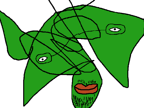 pepe, nsoijfoiernsfurgtnsoufdjak, pepejak, 1soyjak, amphibian, animal, bald, closed mouth, frog, front view