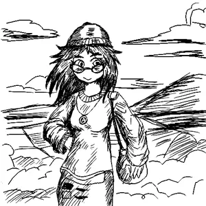sleep chvd, soytan, avengers, beanie, black and white, black hair, blush, closed mouth, clothes, clouds