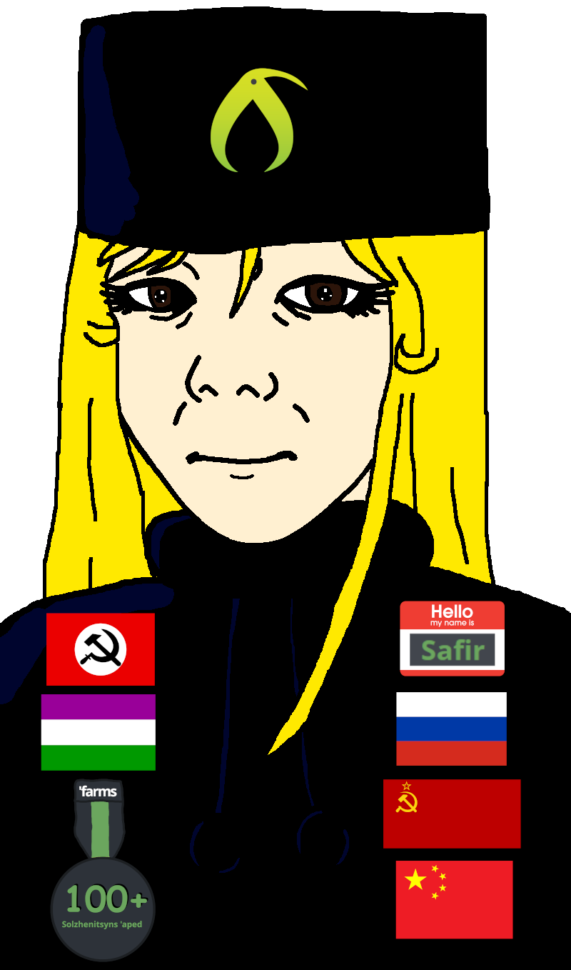 maetel, kuzjak, temuchan, femjak, 1soyjak, anime, award, blonde hair, brown eyes, closed mouth
