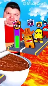 Gegagedigedagedago Help Dog Pass Nikocado Avocado Challenge with Chocolate in Toilet - Mazizien (480p).mp4