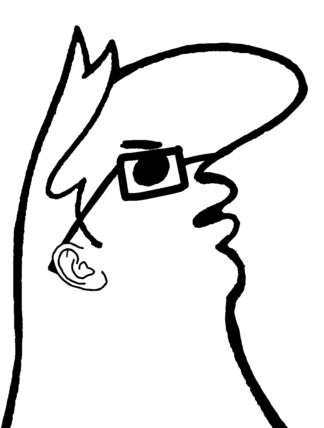 supersagecoal, unknown, zach, 1soyjak, best of zach, big nose, black eyes, ear, fat, frown