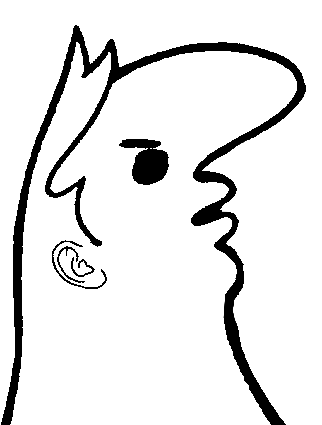 supersagecoal, unknown, zach, 1soyjak, best of zach, big nose, black eyes, ear, fat, frown