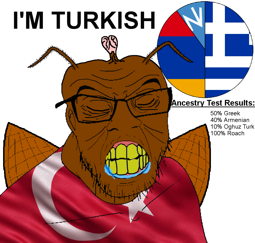 feraljak, 1soyjak, ancestry, ancestry test, animal, antenna, antennae, bald, bold text, brain