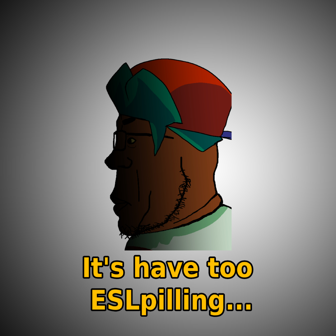 boyfriend (friday night funkin'), esl fnf pedo, chudjak, markiplier soyjak, it's based and christpilled, 1soyjak, brown skin, closed mouth, clothes, esl