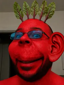 gapejak, impish soyak ears, 1soyjak, admin, beard, beetroot, bernd schmidt, blue glasses, closed mouth, ear