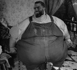 gigachad, ernest khalimov, fat, gigachunk, gray skin, house, morbidly obese, obese