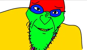 46052 - soybooru.com - 2soyjaks angry angry_soyjak closed_mouth colorjak glasses not_angry_soyjak open_mouth smile stubble text.png