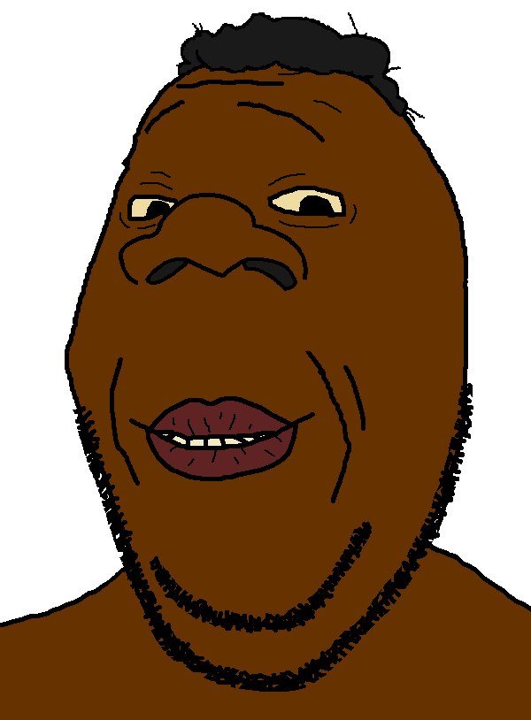 sheeeit, gapejak, gapenigger, wholesome nigger, wholesome soyjak, fusionjaks, african american, afro, big lips, big nose
