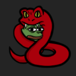 pepe, amphibian, animal, bald, closed mouth, fangs, frog, gray background, green skin, head