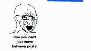 yes chad, soyak, animated, beard, blonde hair, bloodshot eyes, crying, hair, open mouth, portal