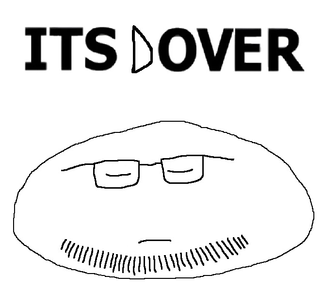 doughjak, 1soyjak, bald, black text, closed eyes, closed mouth, dough, fat, front view, frown