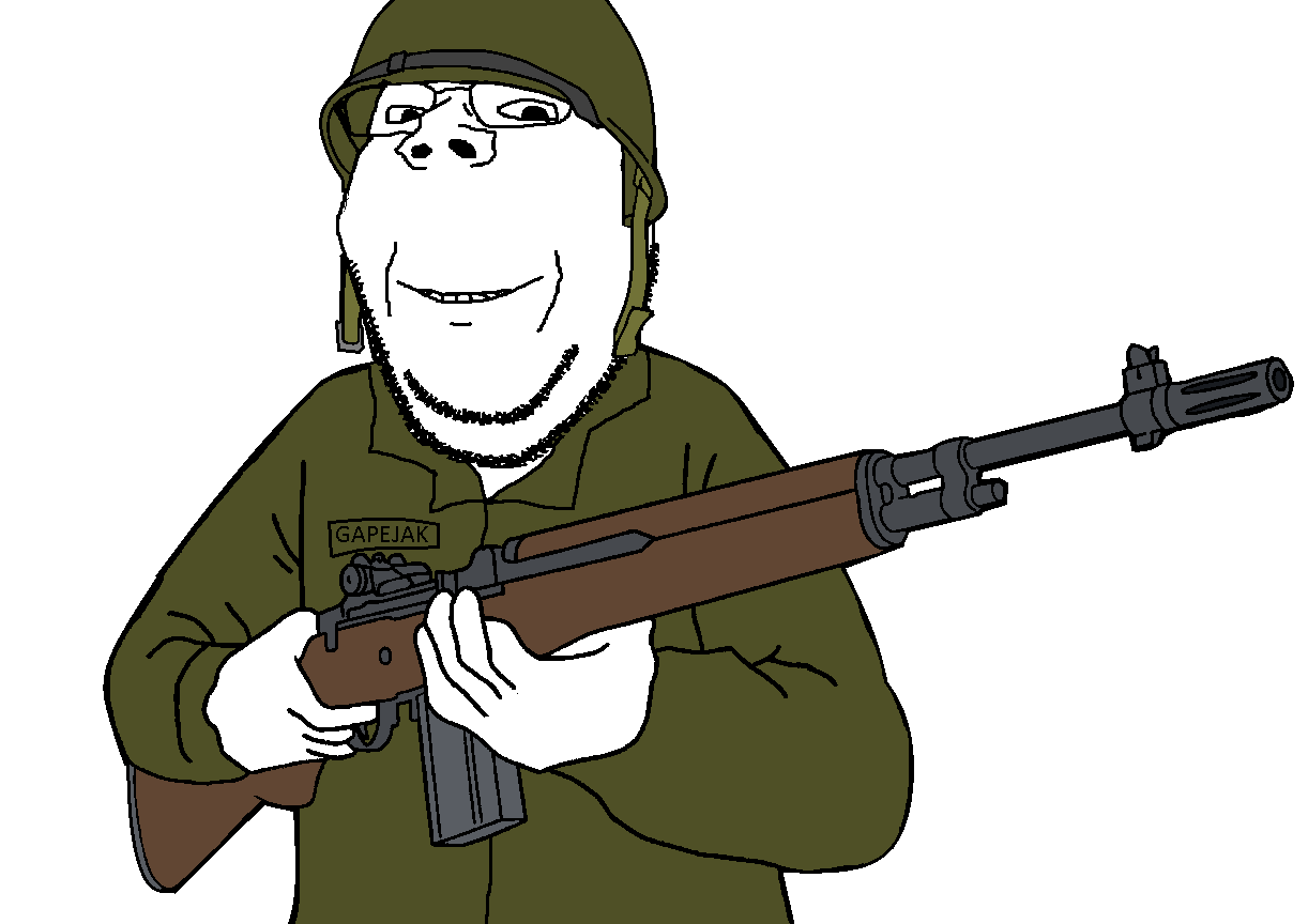 gapejak, wholesome soyjak, 1soyjak, arm, bald, black eyes, black hair, clothes, glasses, green shirt
