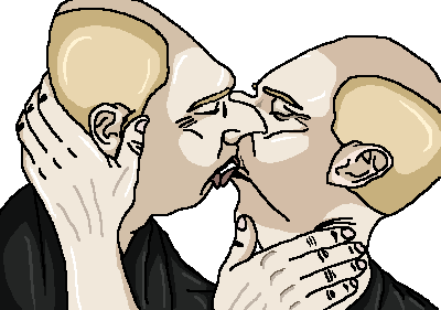 yes chad, yes chinlet, 2nas, blonde hair, closed eyes, cumskin, fat, gay, hair, half open mouth