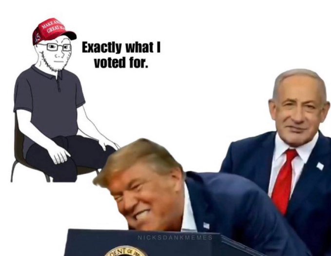 soyak, 1soyjak, benjamin netanyahu, black eyes, blonde hair, fat, full body, glasses, gray hair, green eyes