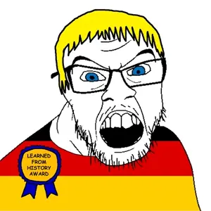 feraljak, aryan, 1soyjak, a10 eyes, award, blonde hair, blue eyes, comic sans, europe, germany