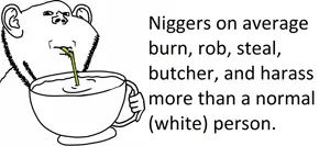 impish soyak ears, impdrink, drinking, ear, factjak, hands, holding object, mug, nigger, soyjak