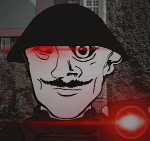 town giptonas uncolored_skin overall coverall grey_shirt officer gorget body_armor epic handlebar_mustache mustache apathetic eyebrows neutral glowing_eyes black_corneas helmet cool badge glowing 45.gif