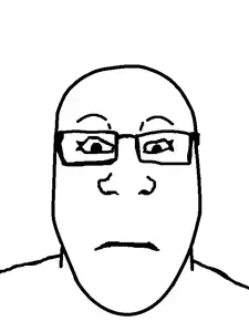 markiplier soyjak, female markiplier, neutralplier, femjak, foidjaks, 1soyjak, bald, black eyes, closed mouth, female