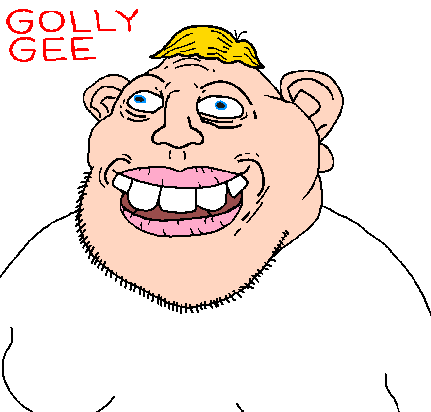 sheeeit, timmy, meximutt, obesecumskin, aryan, timmyjak, 1soyjak, a10 eyes, big teeth, blonde hair
