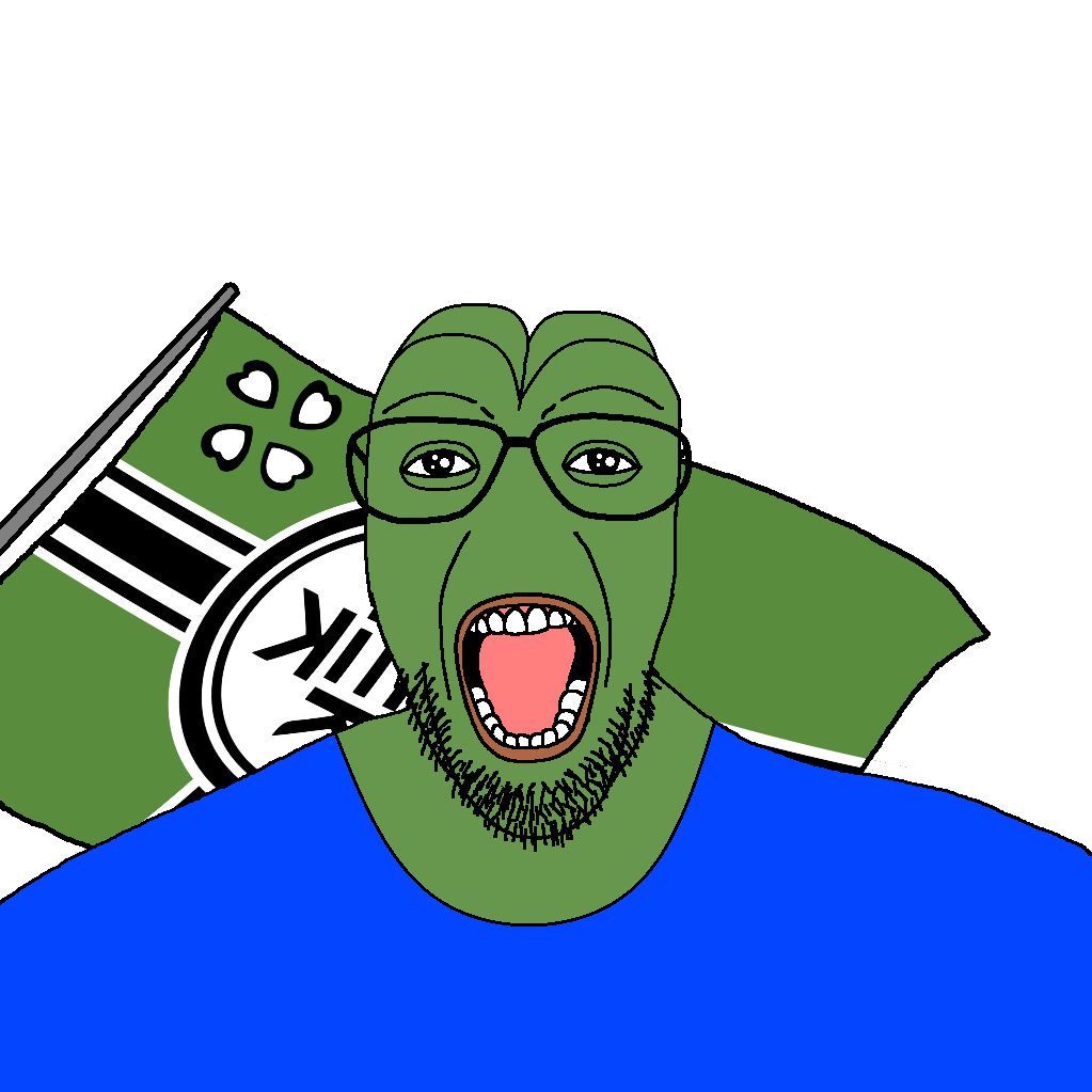 pepe, patriotjak, 1soyjak, amphibian, animal, bald, beard, big lips, black eyes, blue shirt